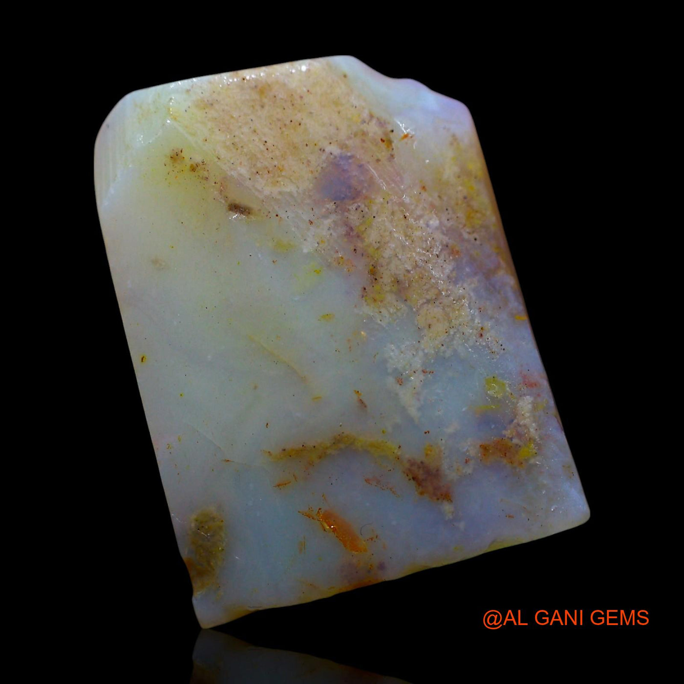 10.00 Cts Natural Australian Fire Opal Loose Gemstone Fancy Rough 17x13x5 mm RE-851