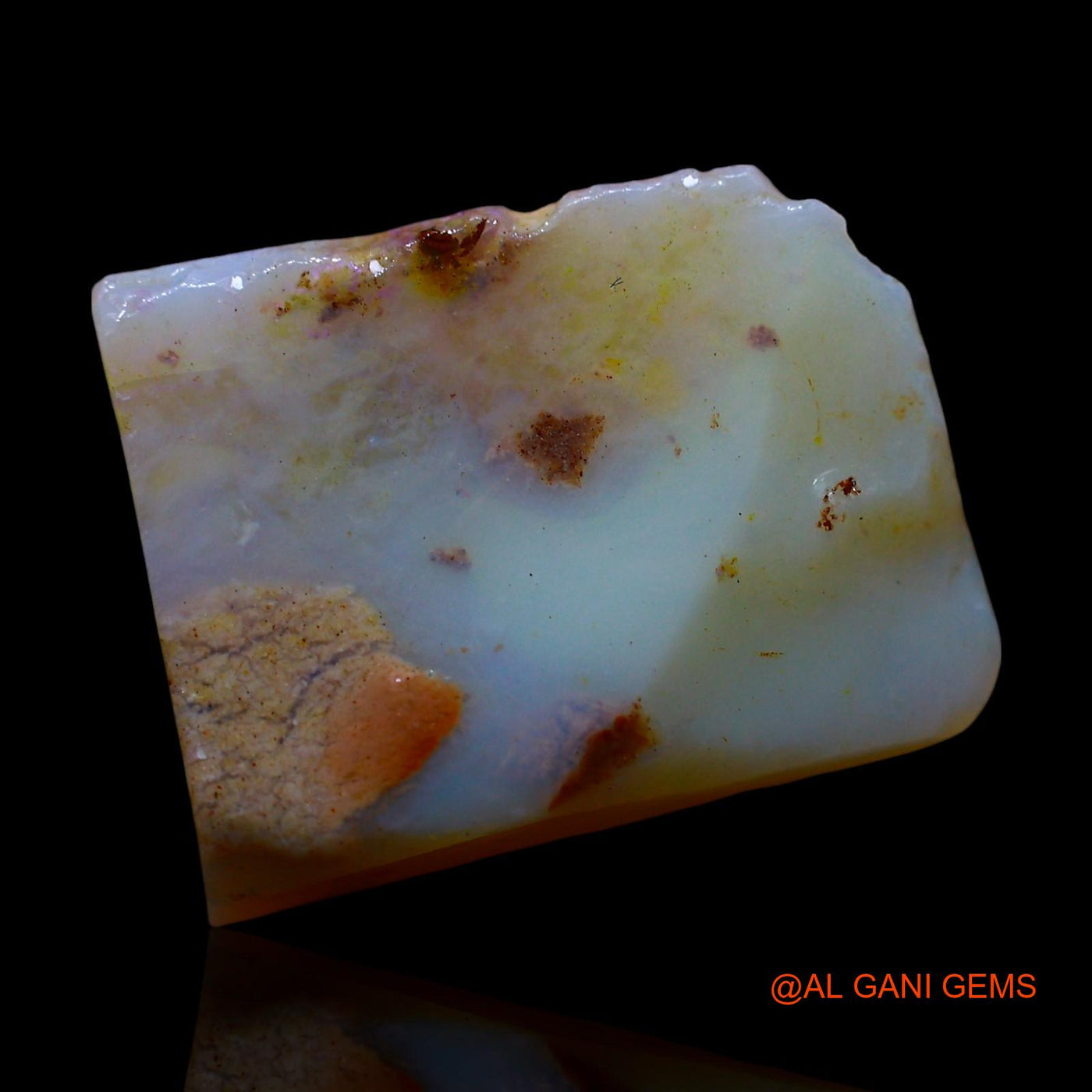 10.00 Cts Natural Australian Fire Opal Loose Gemstone Fancy Rough 17x13x5 mm RE-851