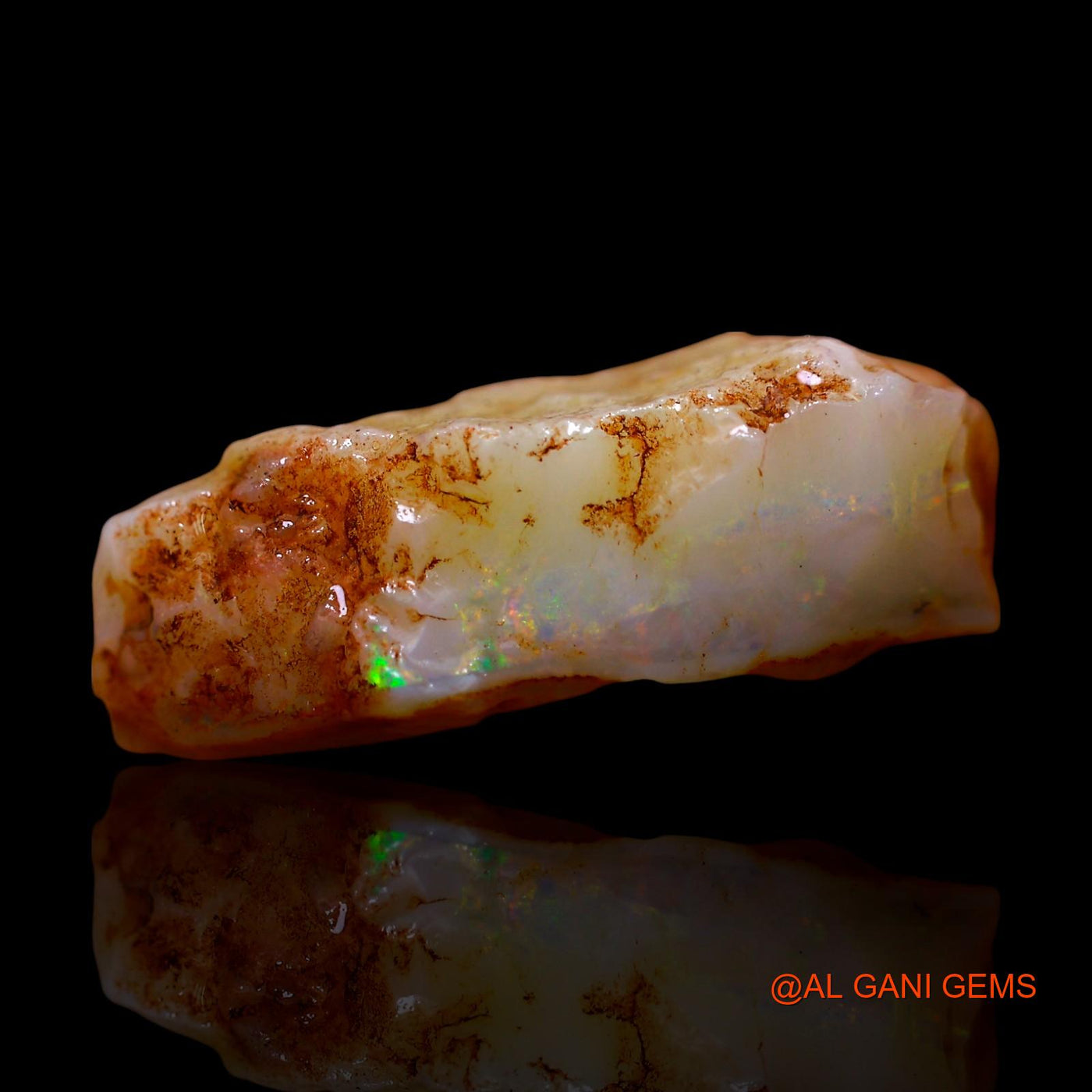 9.00 Cts Natural Australian Fire Opal Loose Gemstone Fancy Rough 22x8x8 mm RE-852