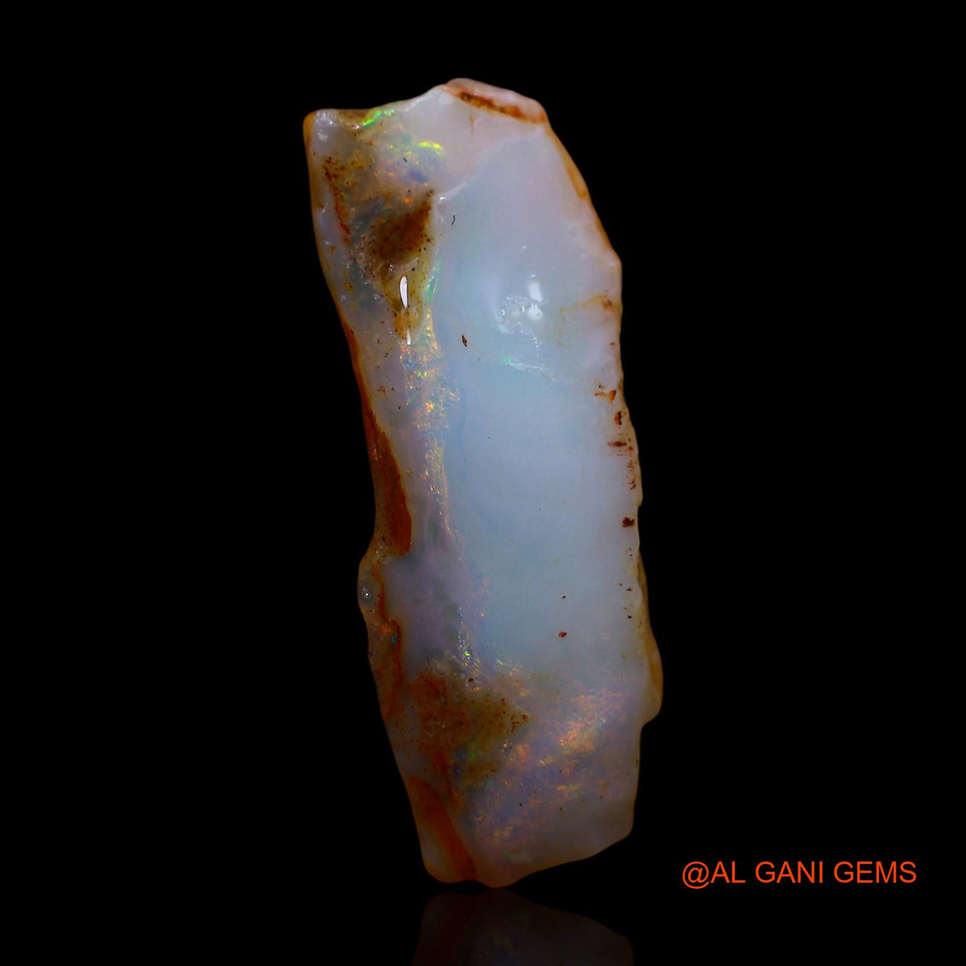 9.00 Cts Natural Australian Fire Opal Loose Gemstone Fancy Rough 22x8x8 mm RE-852