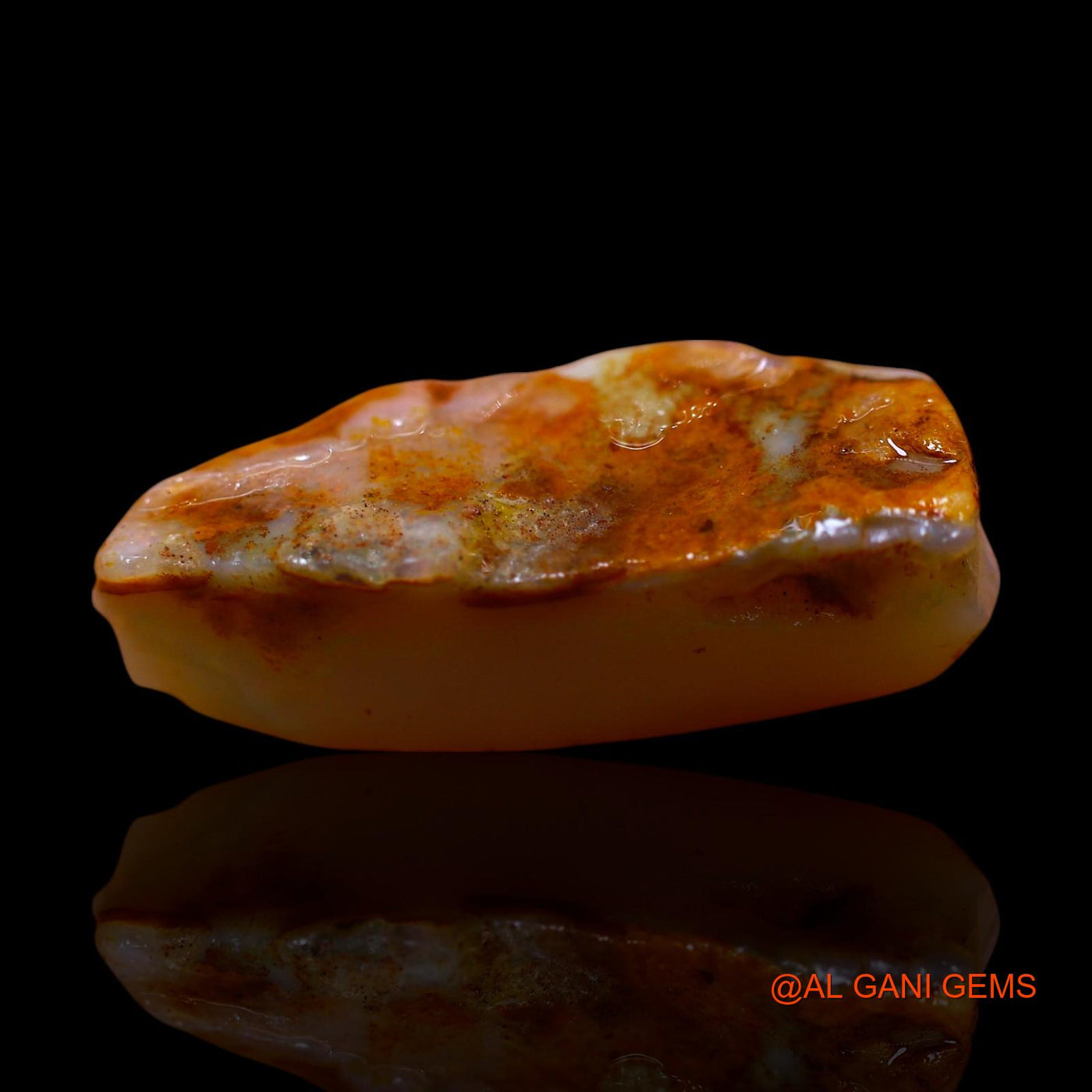 9.00 Cts Natural Australian Fire Opal Loose Gemstone Fancy Rough 22x8x8 mm RE-852