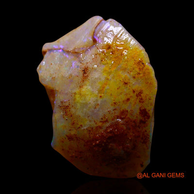 Natural Untreated Fire Opal Loose Gemstone Fancy Rough From Australia 10.00 Cts 19x13x8 mm RE-853