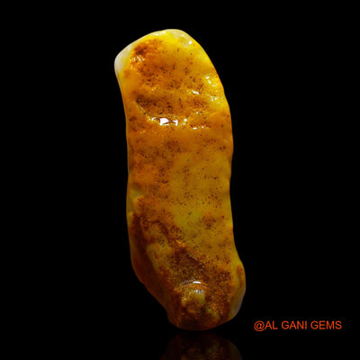 Natural Fire Opal Gemstone 8.00 Cts Loose Fancy Rough From Australia 22x8x7 mm RE-854