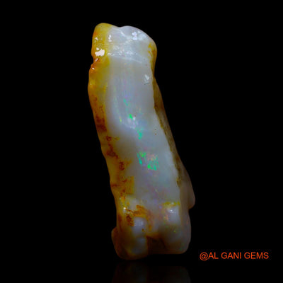 Natural Fire Opal Gemstone 8.00 Cts Loose Fancy Rough From Australia 22x8x7 mm RE-854