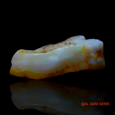 Natural Fire Opal Gemstone 8.00 Cts Loose Fancy Rough From Australia 22x8x7 mm RE-854