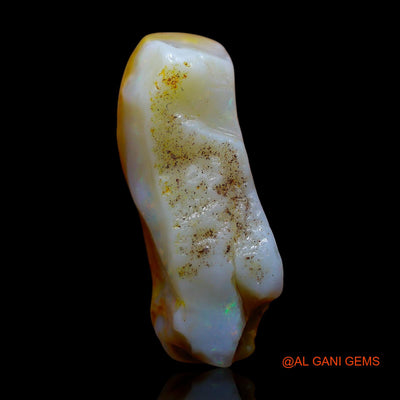 Natural Fire Opal Gemstone 8.00 Cts Loose Fancy Rough From Australia 22x8x7 mm RE-854