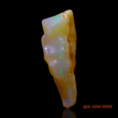 Natural Untreated Fire Opal Loose Gemstone Fancy Rough From Australia 7.00 Cts 19x13x5 mm RE-855