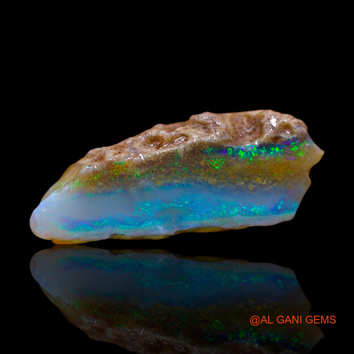 8.00 Cts Natural Australian Fire Opal Fancy Rough Loose Gemstone For Jewelry 20x10x7 mm RE-856