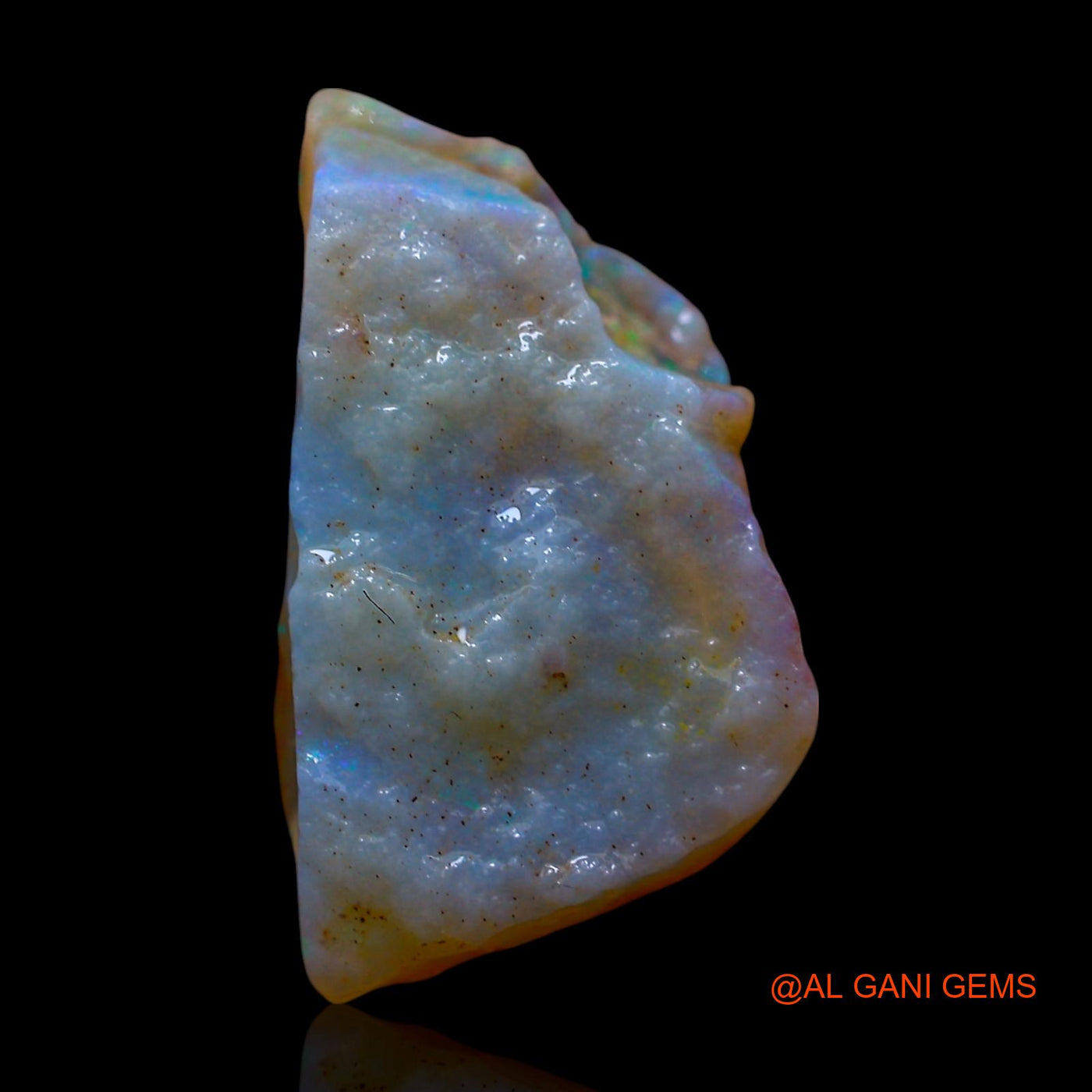 8.00 Cts Natural Australian Fire Opal Fancy Rough Loose Gemstone For Jewelry 20x10x7 mm RE-856