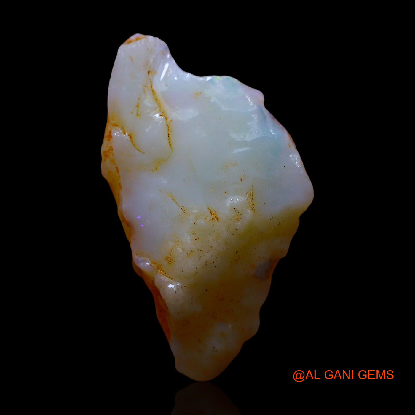 7.00 Cts Natural Australian Fire Opal Loose Gemstone Fancy Rough 23x12x6 mm RE-857