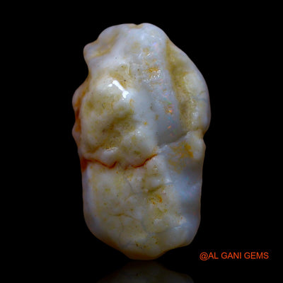 Natural Untreated Fire Opal Loose Gemstone Fancy Rough From Australia 10.00 Cts 19x11x10 mm RE-858