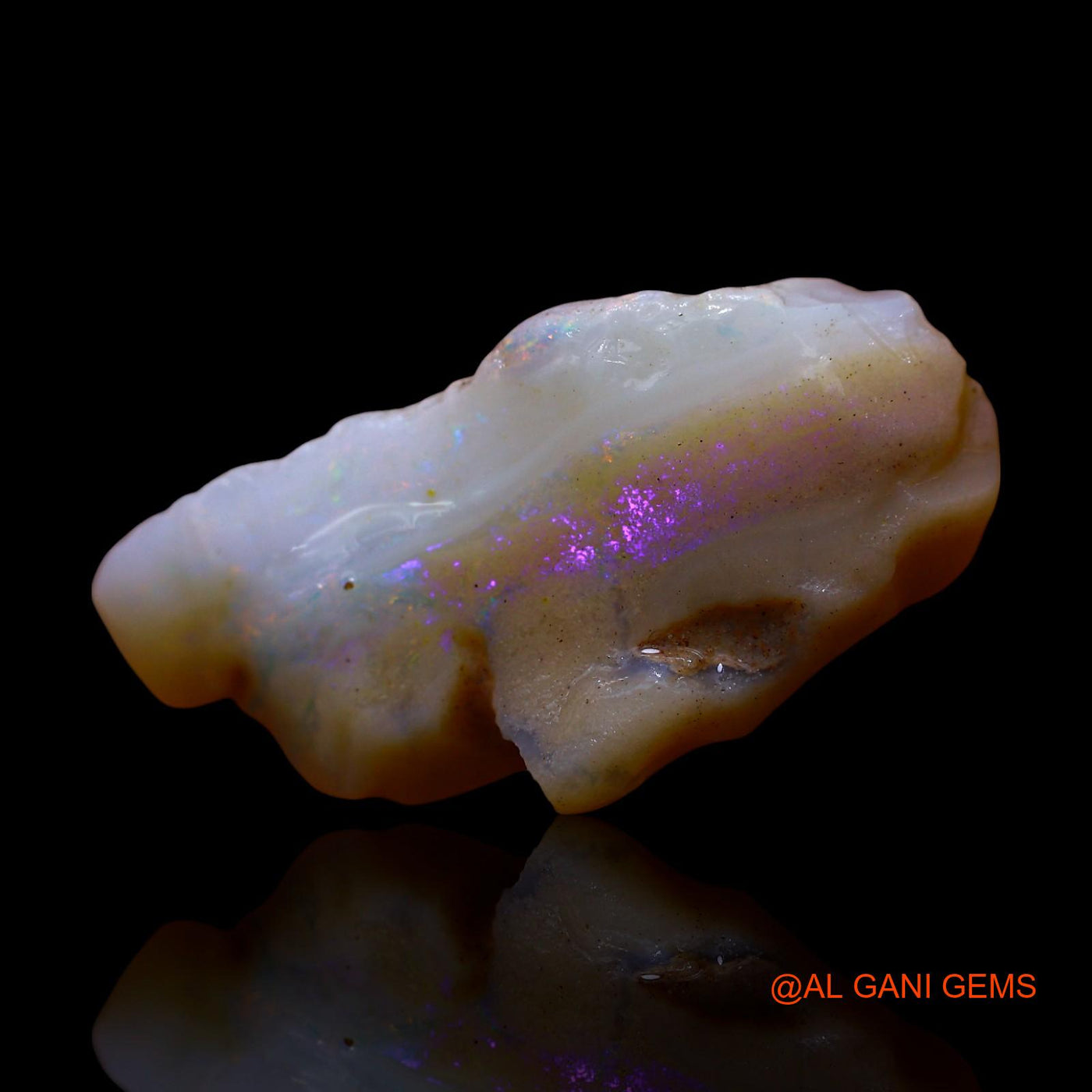 7.00 Cts Unheated Australian Fire Opal Loose Gemstone Fancy Rough Natural 23x11x6 mm RE-860