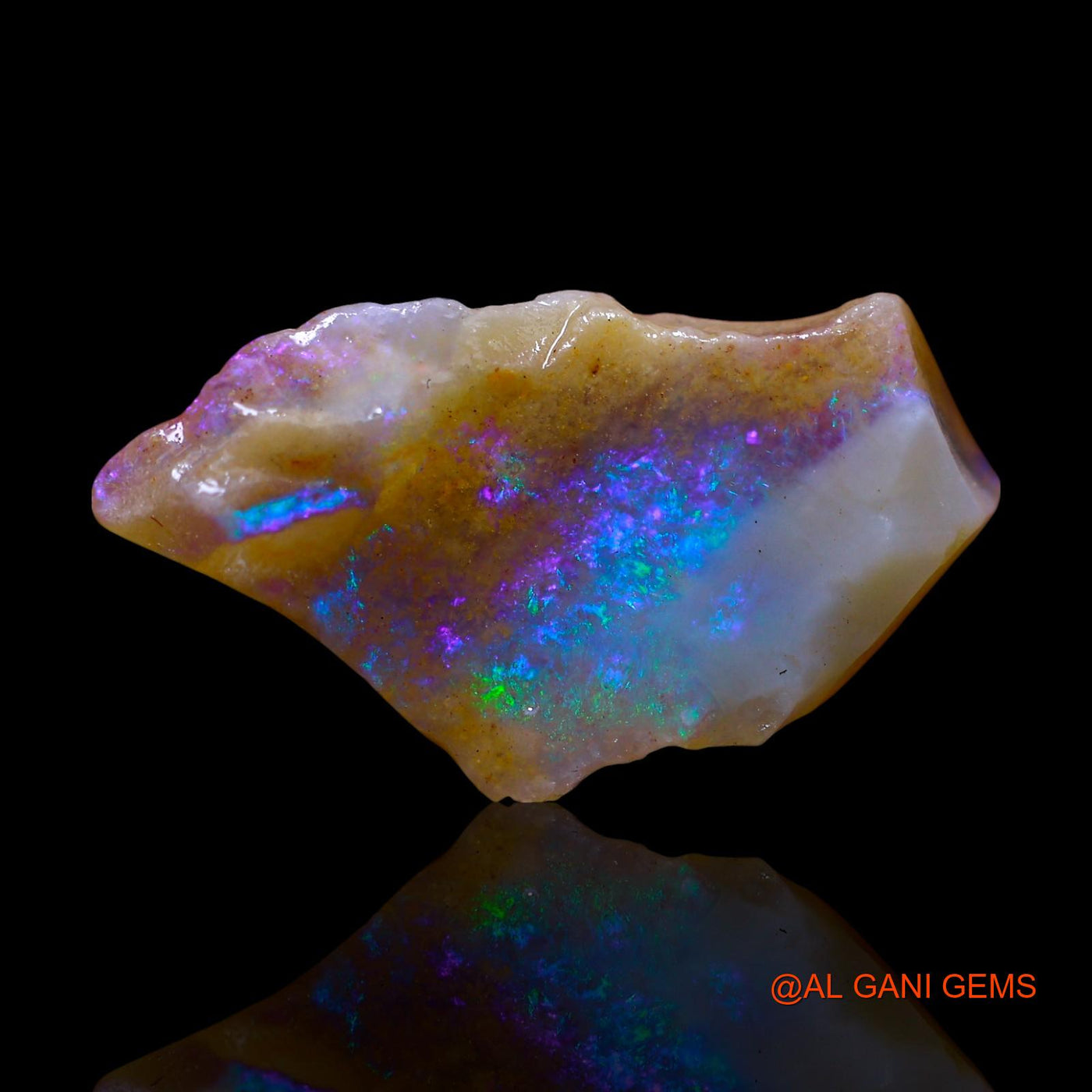 6.00 Cts Natural Australian Fire Opal Loose Gemstone Fancy Rough 22x12x6 mm RE-862