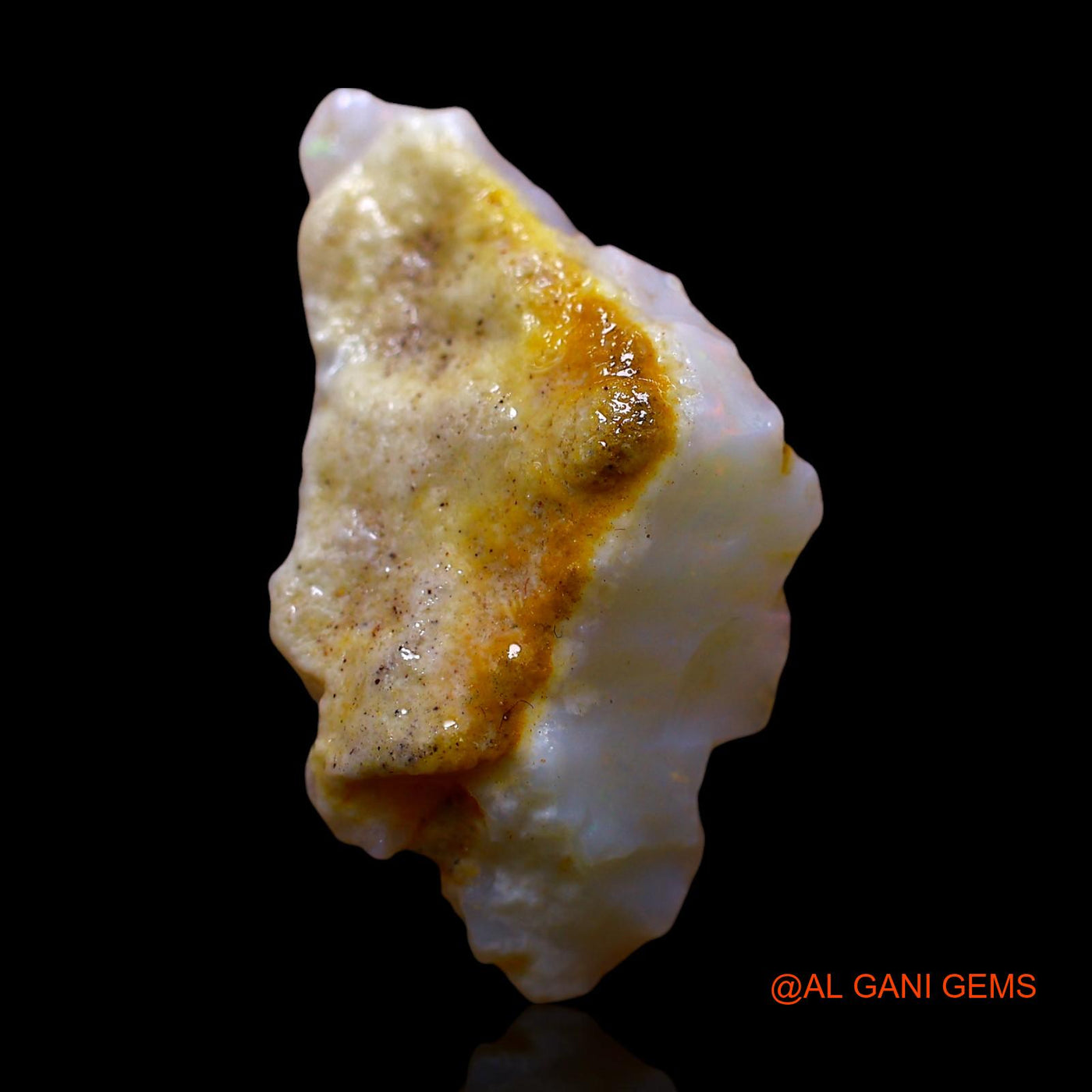 7.00 Cts Unheated Australian Fire Opal Loose Gemstone Fancy Rough Natural 23x13x6 mm RE-864