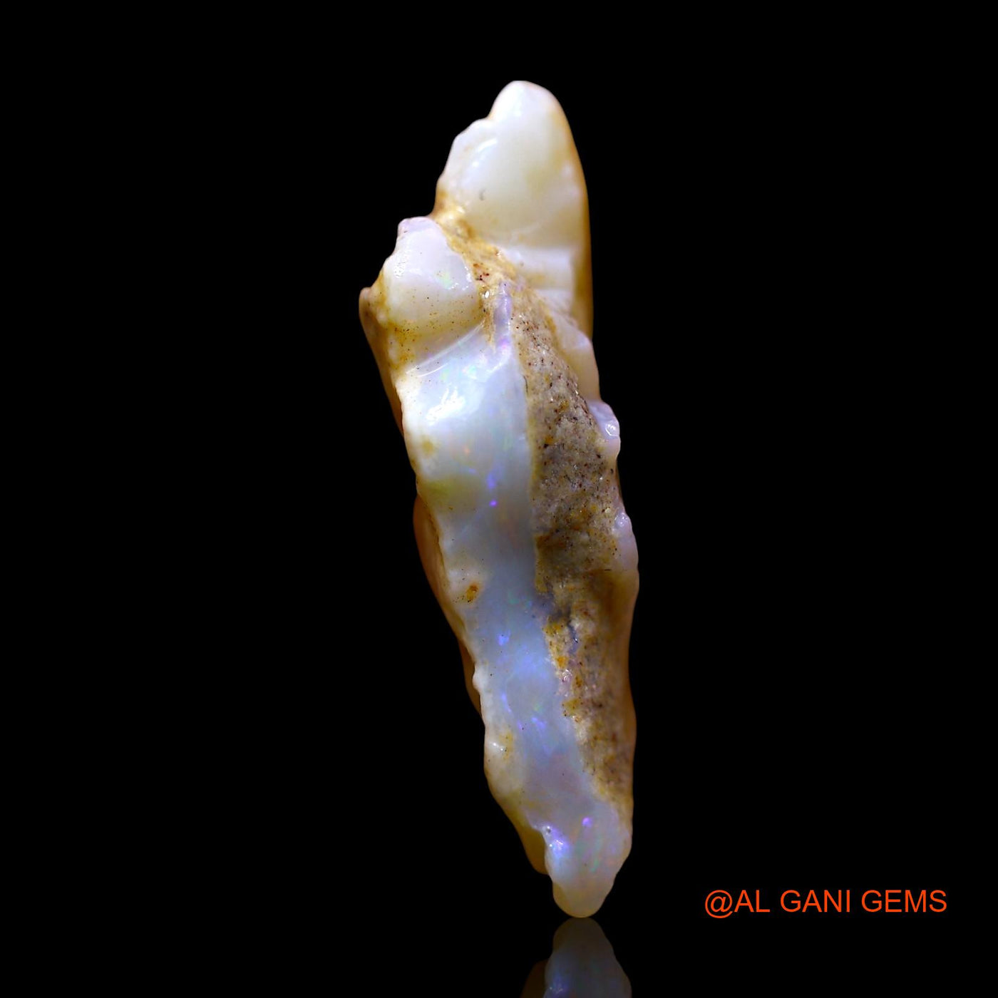 7.00 Cts Unheated Australian Fire Opal Loose Gemstone Fancy Rough Natural 23x13x6 mm RE-864