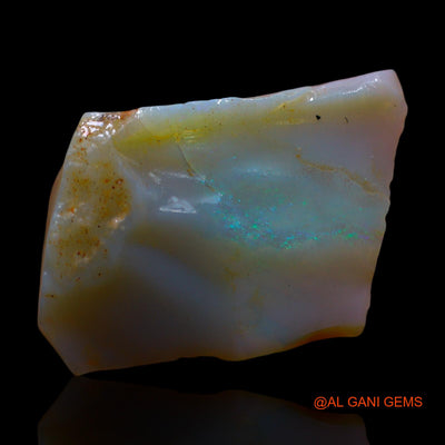 Natural Untreated Fire Opal Loose Gemstone Fancy Rough From Australia 9.00 Cts 16x13x7 mm RE-865