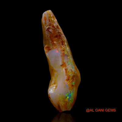 Natural Untreated Fire Opal Loose Gemstone Fancy Rough From Australia 7.00 Cts 19x14x6 mm RE-866