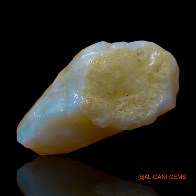 Natural Untreated Fire Opal Loose Gemstone Fancy Rough From Australia 7.00 Cts 20x10x8 mm RE-873