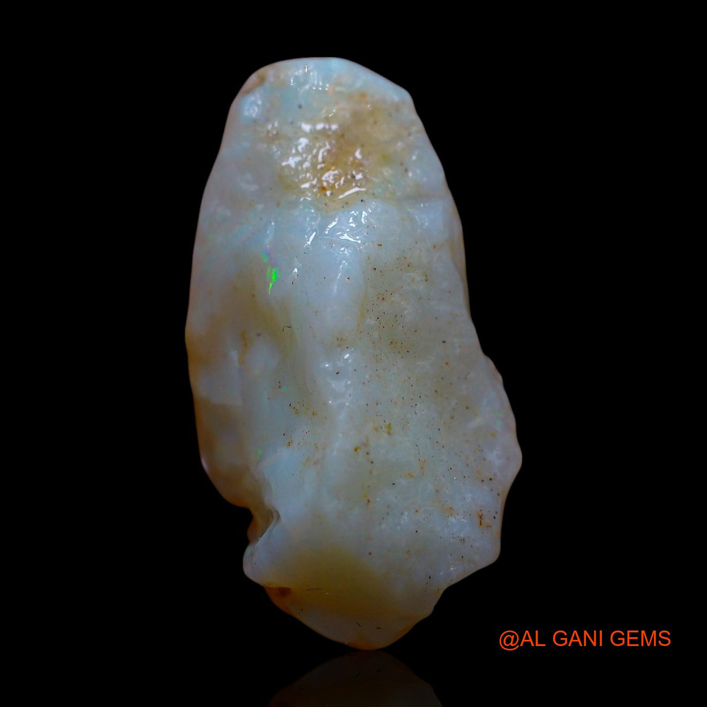 Natural Untreated Fire Opal Loose Gemstone Fancy Rough From Australia 7.00 Cts 20x10x8 mm RE-873