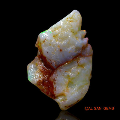 6.00 Cts Natural Australian Fire Opal Loose Gemstone Fancy Rough 21x14x7 mm RE-874