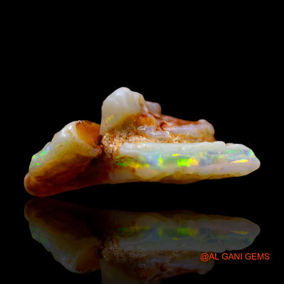 6.00 Cts Natural Australian Fire Opal Loose Gemstone Fancy Rough 21x14x7 mm RE-874