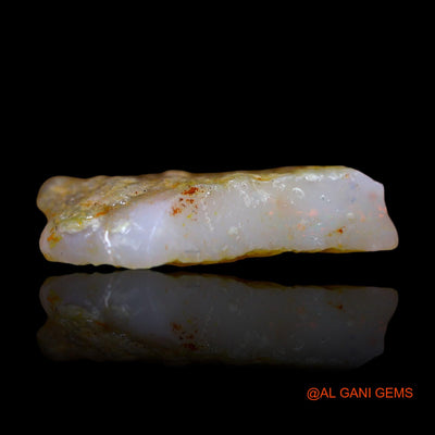 Natural Untreated Fire Opal Loose Gemstone Fancy Rough From Australia 7.00 Cts 19x14x4 mm RE-875