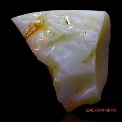 7.00 Cts Unheated Australian Fire Opal Loose Gemstone Fancy Rough Natural 15x15x6 mm RE-876