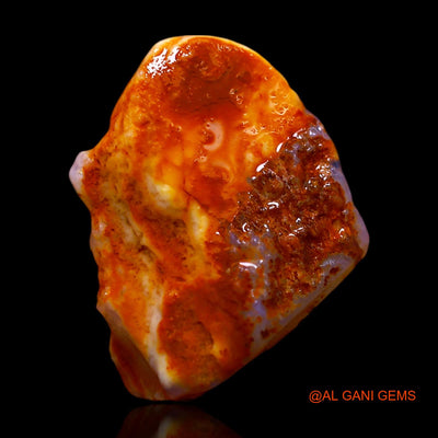 3.00 Cts Natural Australian Fire Opal Loose Gemstone Fancy Rough 14x11x7 mm RE-879