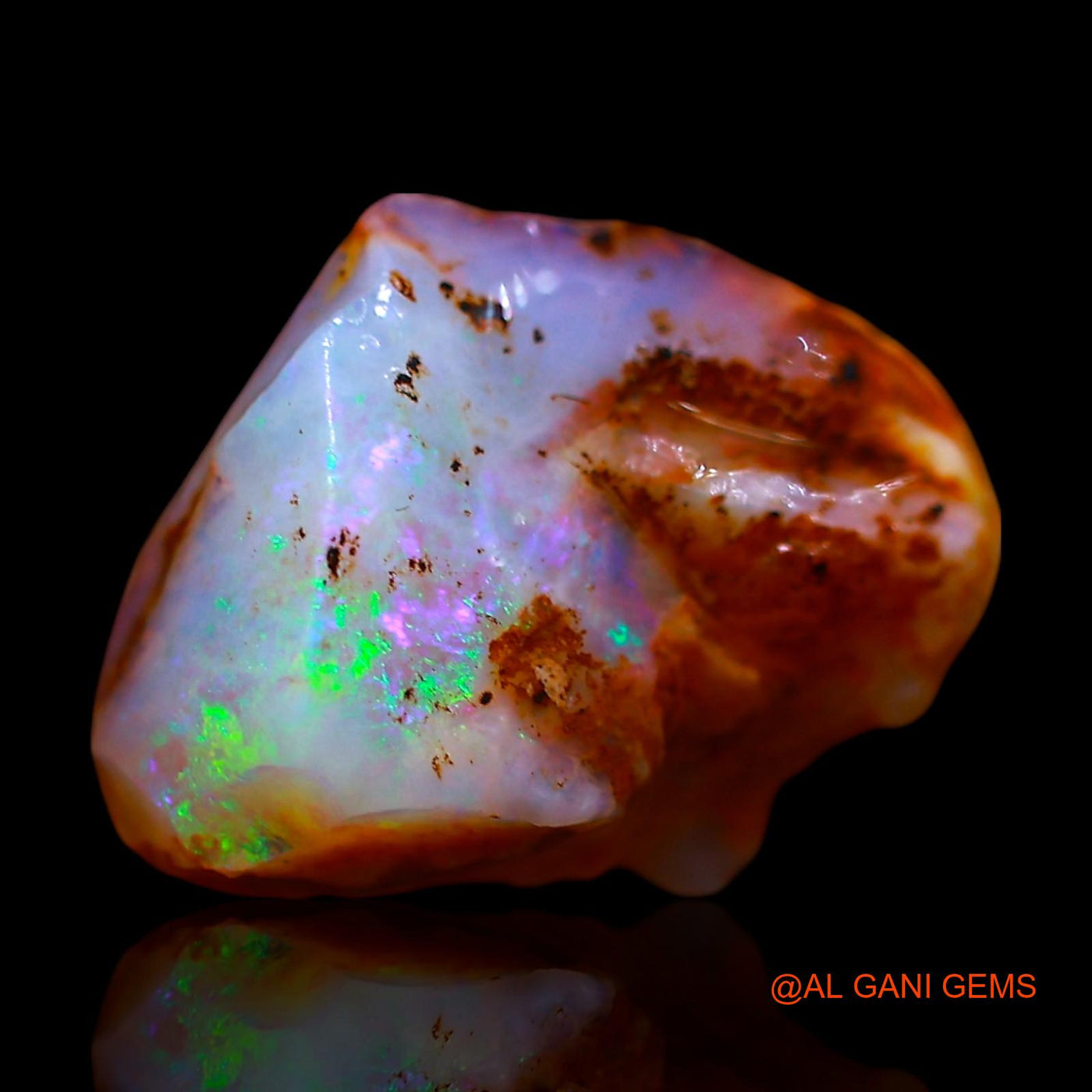 3.00 Cts Natural Australian Fire Opal Loose Gemstone Fancy Rough 14x11x7 mm RE-879