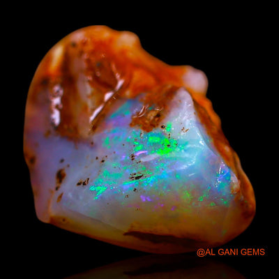 3.00 Cts Natural Australian Fire Opal Loose Gemstone Fancy Rough 14x11x7 mm RE-879