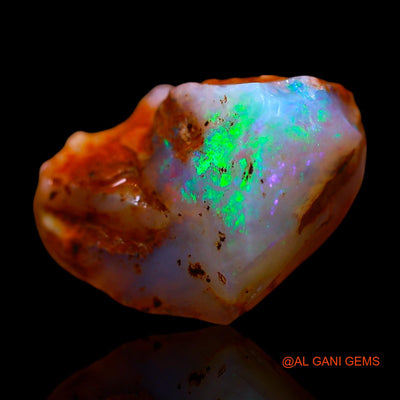 3.00 Cts Natural Australian Fire Opal Loose Gemstone Fancy Rough 14x11x7 mm RE-879