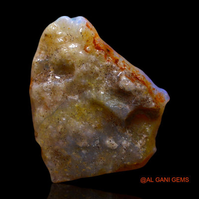 5.00 Cts Natural Australian Fire Opal Fancy Rough Loose Gemstone For Jewelry 18x15x4 mm RE-880