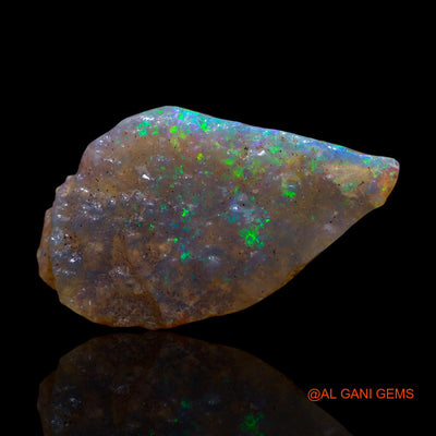 3.00 Cts Unheated Australian Fire Opal Loose Gemstone Fancy Rough Natural 21x12x2 mm RE-881