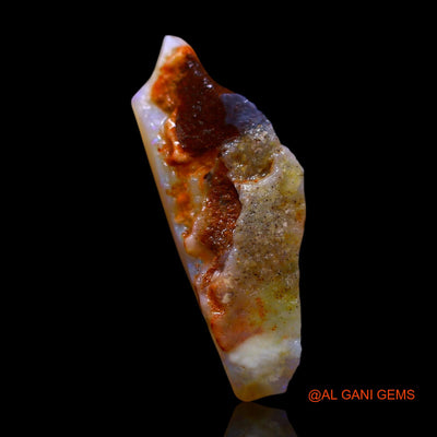 5.00 Cts Unheated Australian Fire Opal Loose Gemstone Fancy Rough Natural 22x8x6 mm RE-882