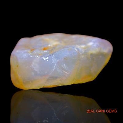 Natural Fire Opal Gemstone 10.00 Cts Loose Fancy Rough From Australia 17x15x7 mm RE-883