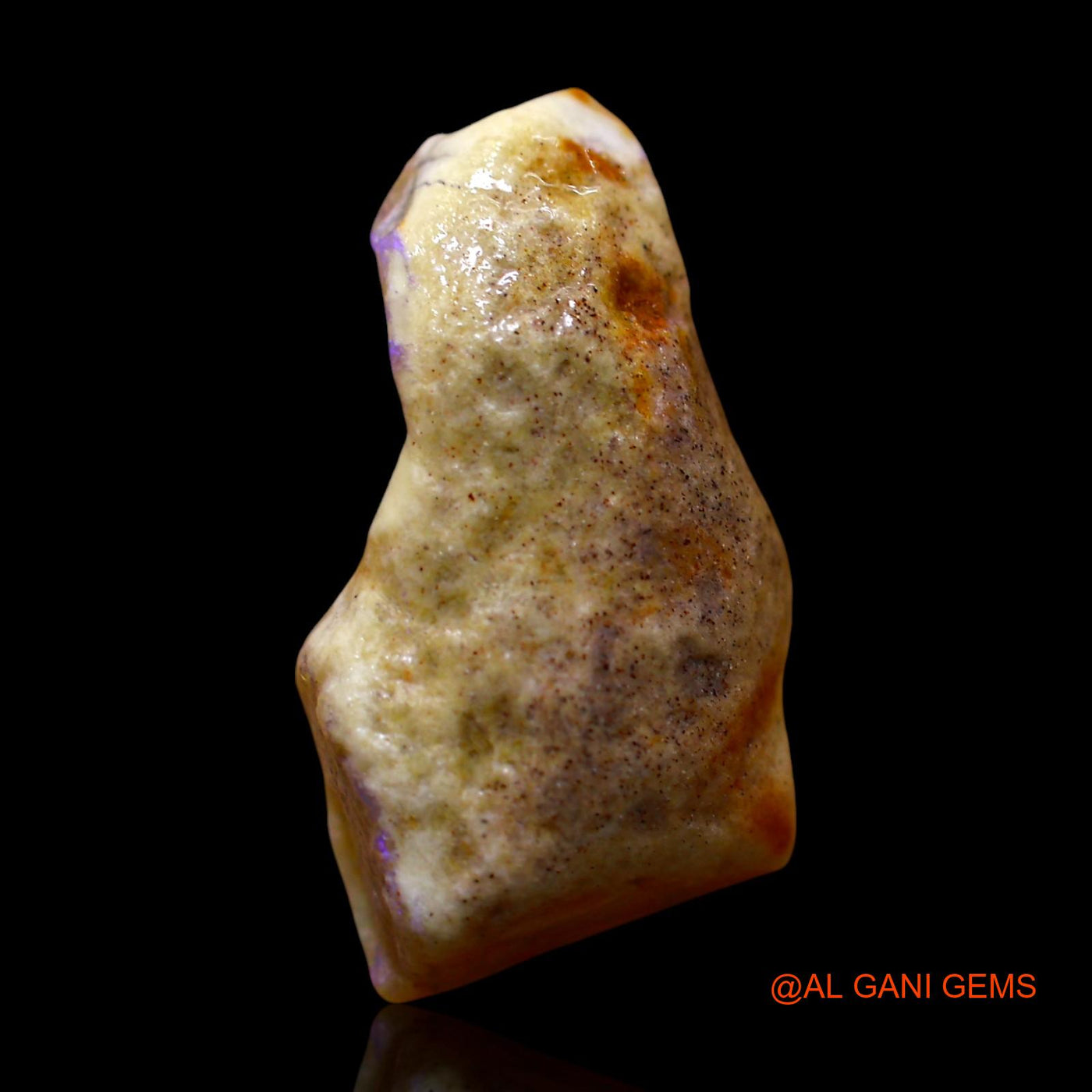 8.00 Cts Natural Australian Fire Opal Loose Gemstone Fancy Rough 20x11x8 mm RE-885