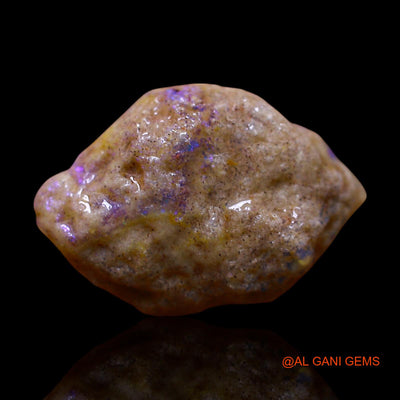 Natural Fire Opal Gemstone 11.00 Cts Loose Fancy Rough From Australia 19x13x11 mm RE-888