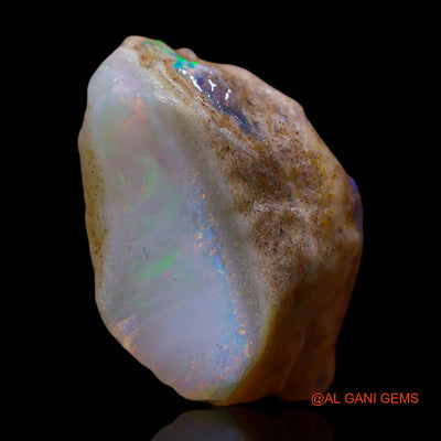 Natural Fire Opal Gemstone 11.00 Cts Loose Fancy Rough From Australia 19x13x11 mm RE-888