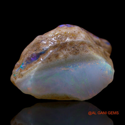 Natural Fire Opal Gemstone 11.00 Cts Loose Fancy Rough From Australia 19x13x11 mm RE-888