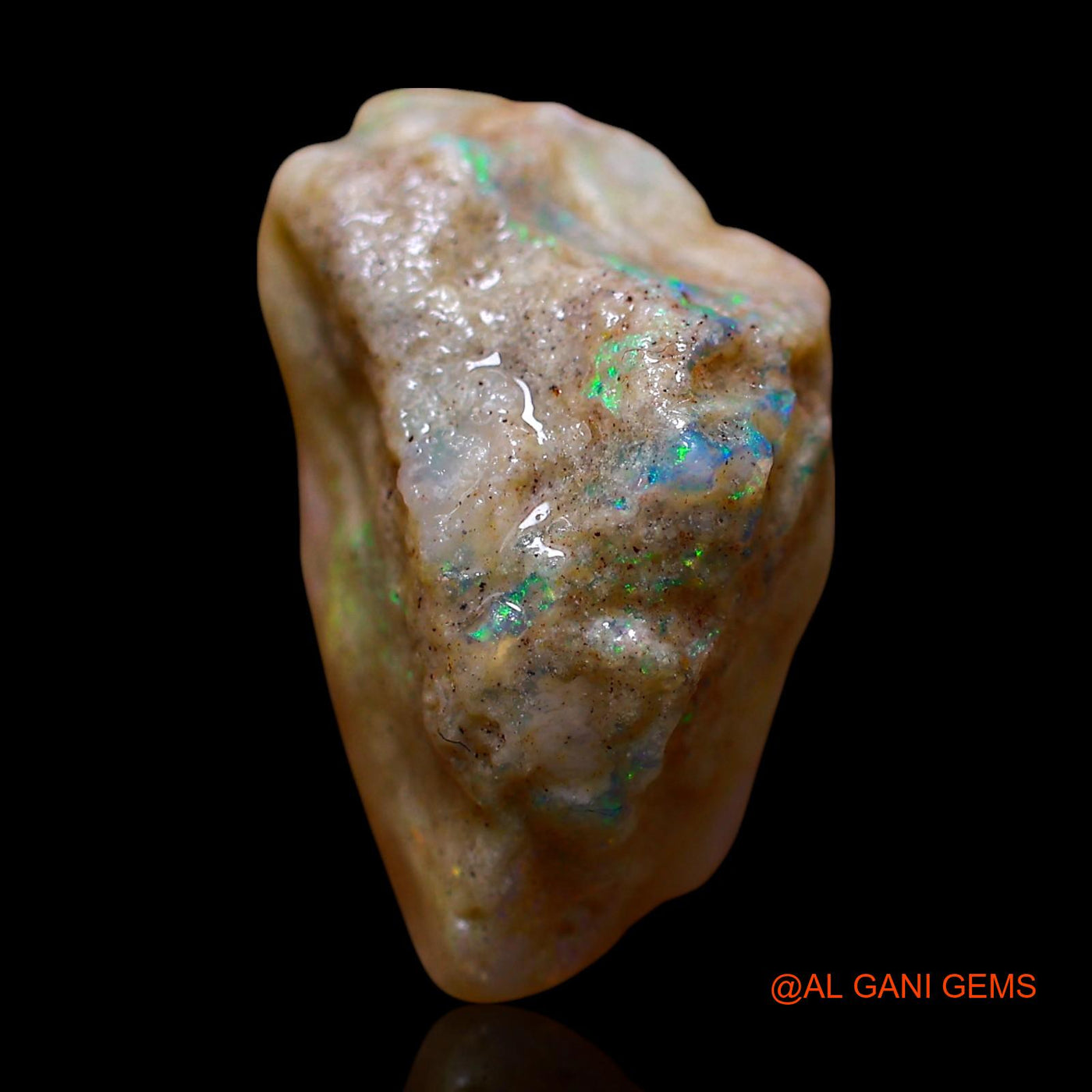 8.00 Cts Natural Australian Fire Opal Loose Gemstone Fancy Rough 18x11x8 mm RE-890