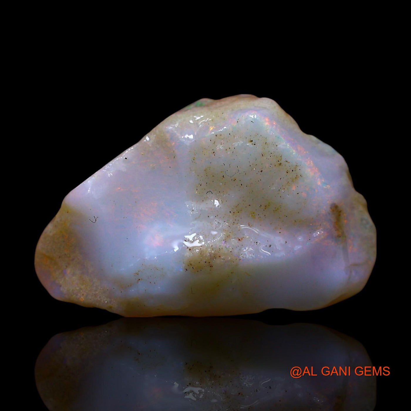 8.00 Cts Natural Australian Fire Opal Loose Gemstone Fancy Rough 18x11x8 mm RE-890