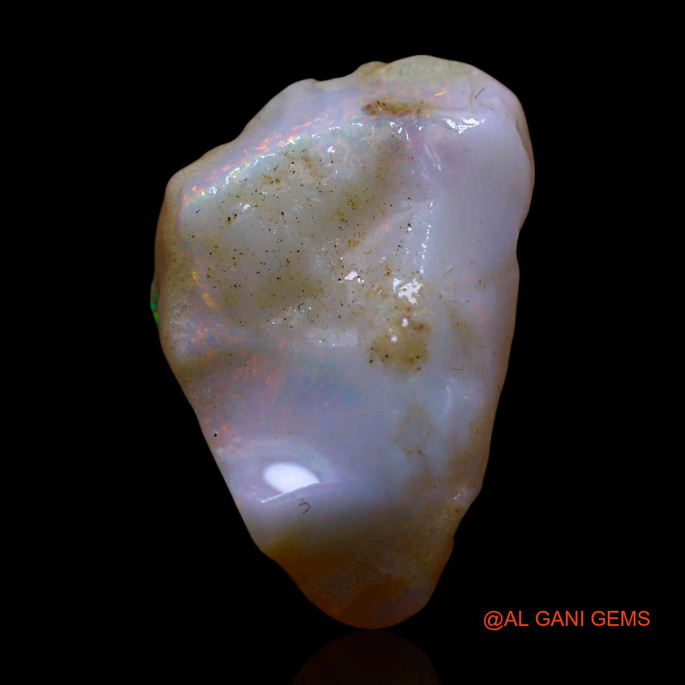 8.00 Cts Natural Australian Fire Opal Loose Gemstone Fancy Rough 18x11x8 mm RE-890