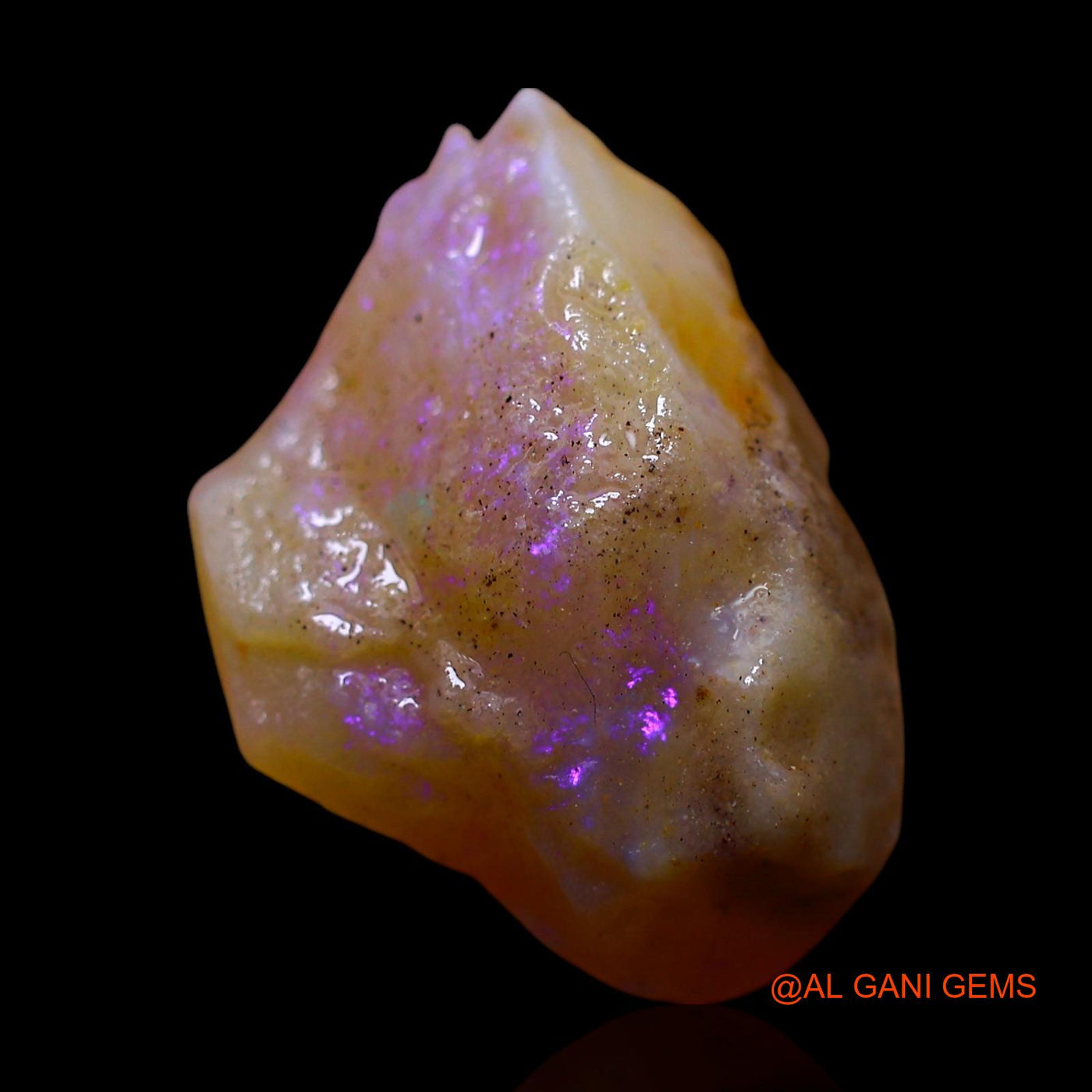 8.00 Cts Unheated Australian Fire Opal Loose Gemstone Fancy Rough Natural 17x12x8 mm RE-891