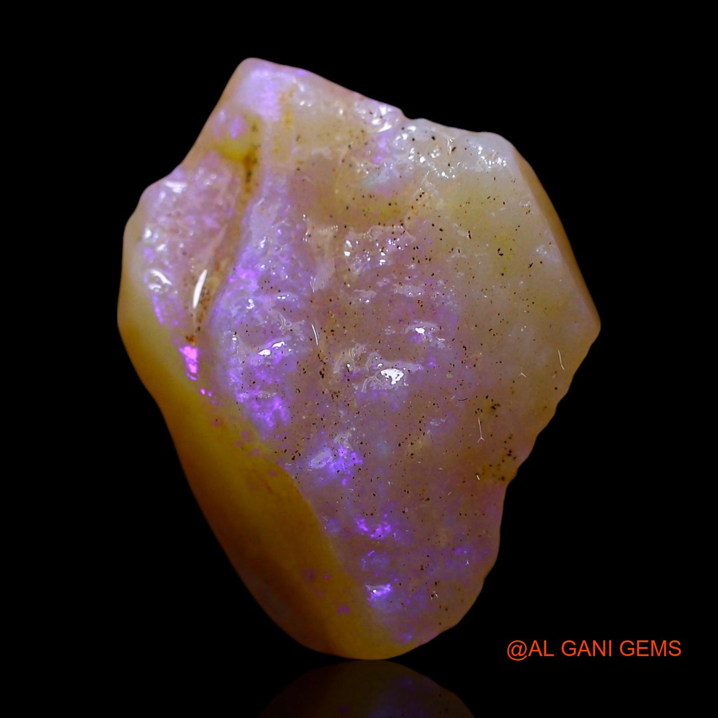 8.00 Cts Unheated Australian Fire Opal Loose Gemstone Fancy Rough Natural 17x12x8 mm RE-891