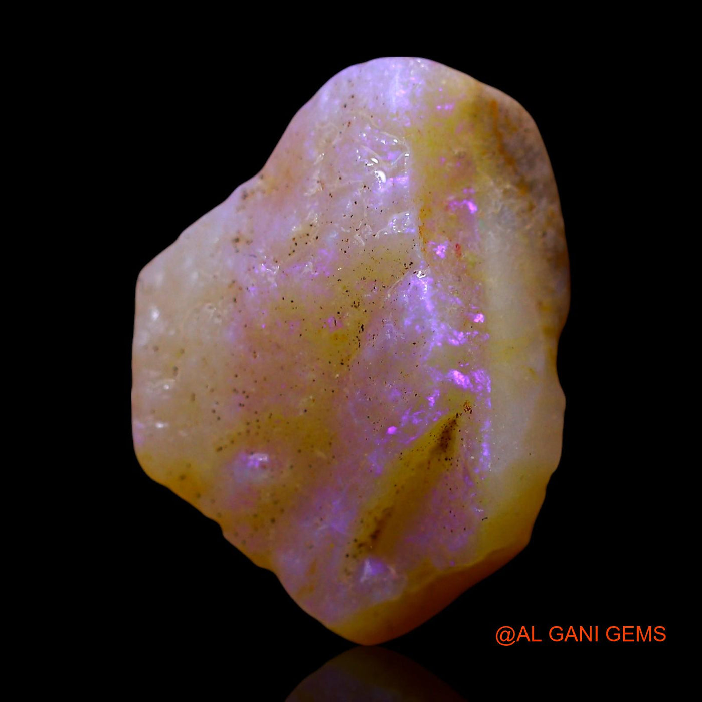 8.00 Cts Unheated Australian Fire Opal Loose Gemstone Fancy Rough Natural 17x12x8 mm RE-891