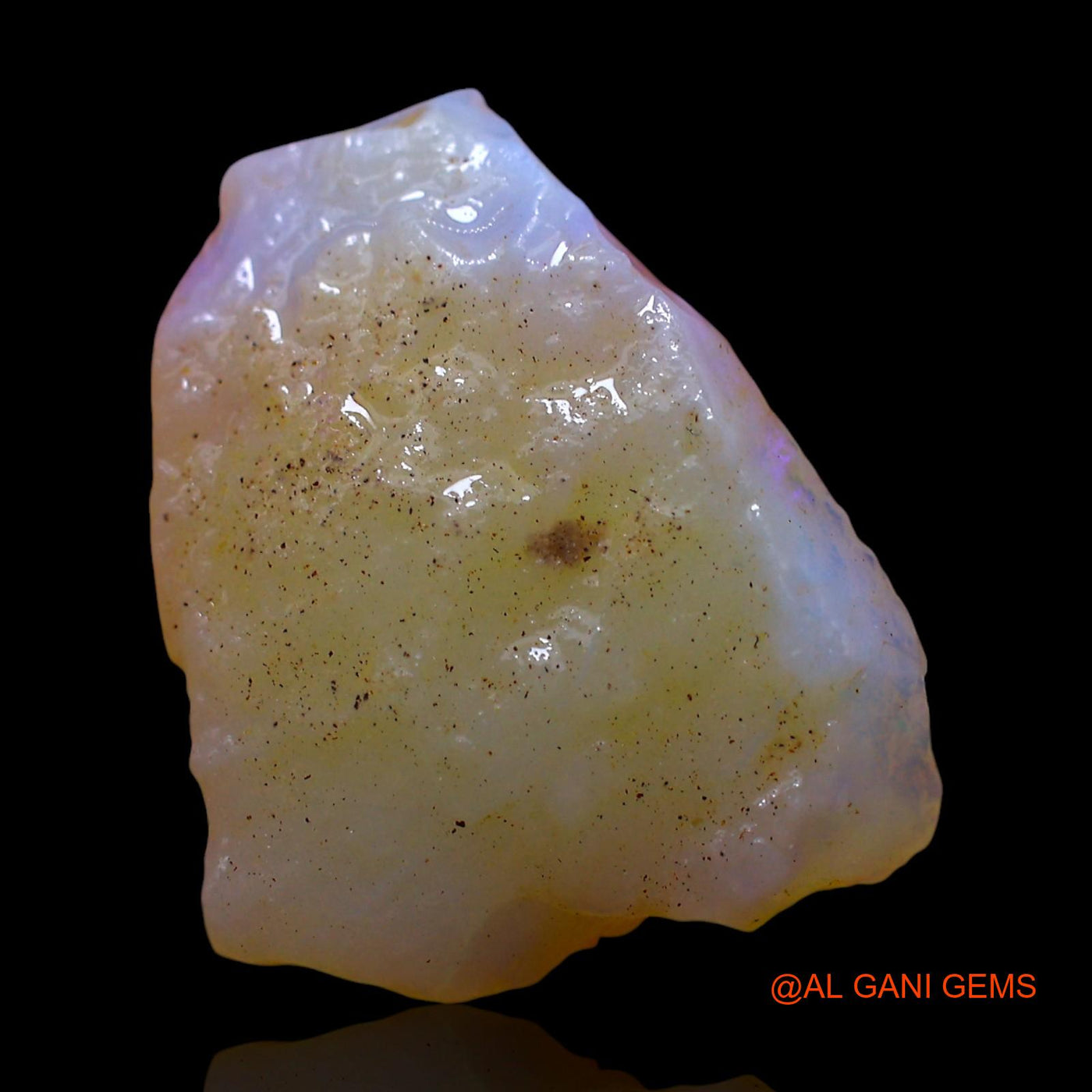 Natural Untreated Fire Opal Loose Gemstone Fancy Rough From Australia 6.00 Cts 16x13x6 mm RE-892