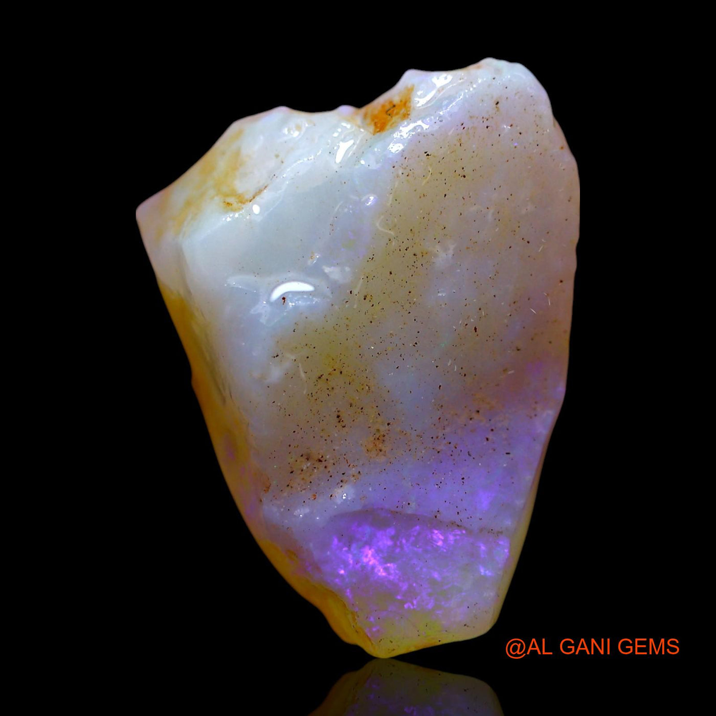 Natural Untreated Fire Opal Loose Gemstone Fancy Rough From Australia 6.00 Cts 16x13x6 mm RE-892