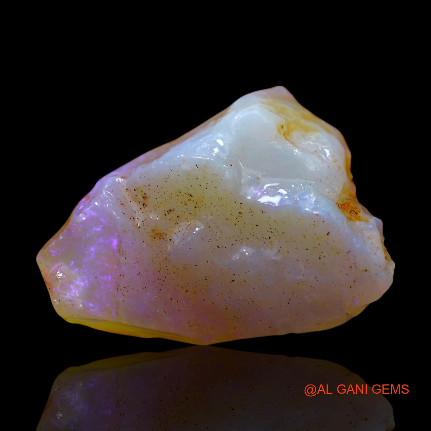 Natural Untreated Fire Opal Loose Gemstone Fancy Rough From Australia 6.00 Cts 16x13x6 mm RE-892