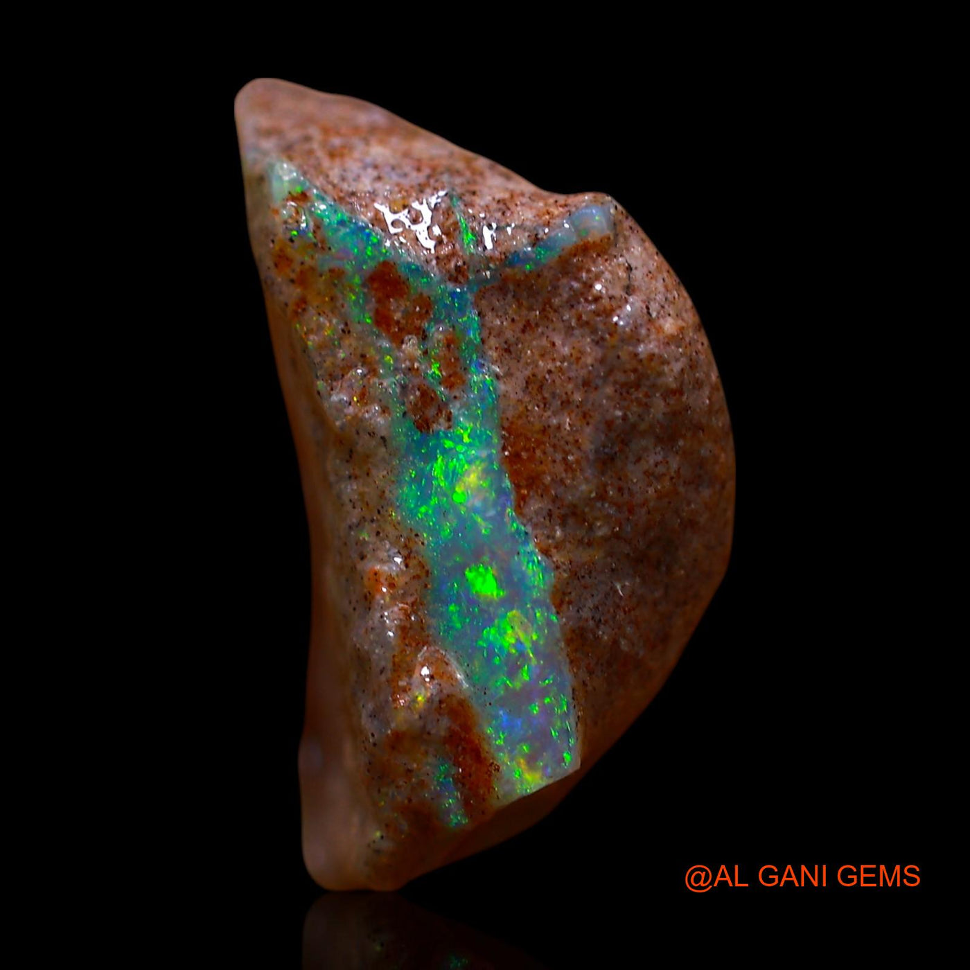 7.00 Cts Natural Australian Fire Opal Loose Gemstone Fancy Rough 16x12x7 mm RE-894