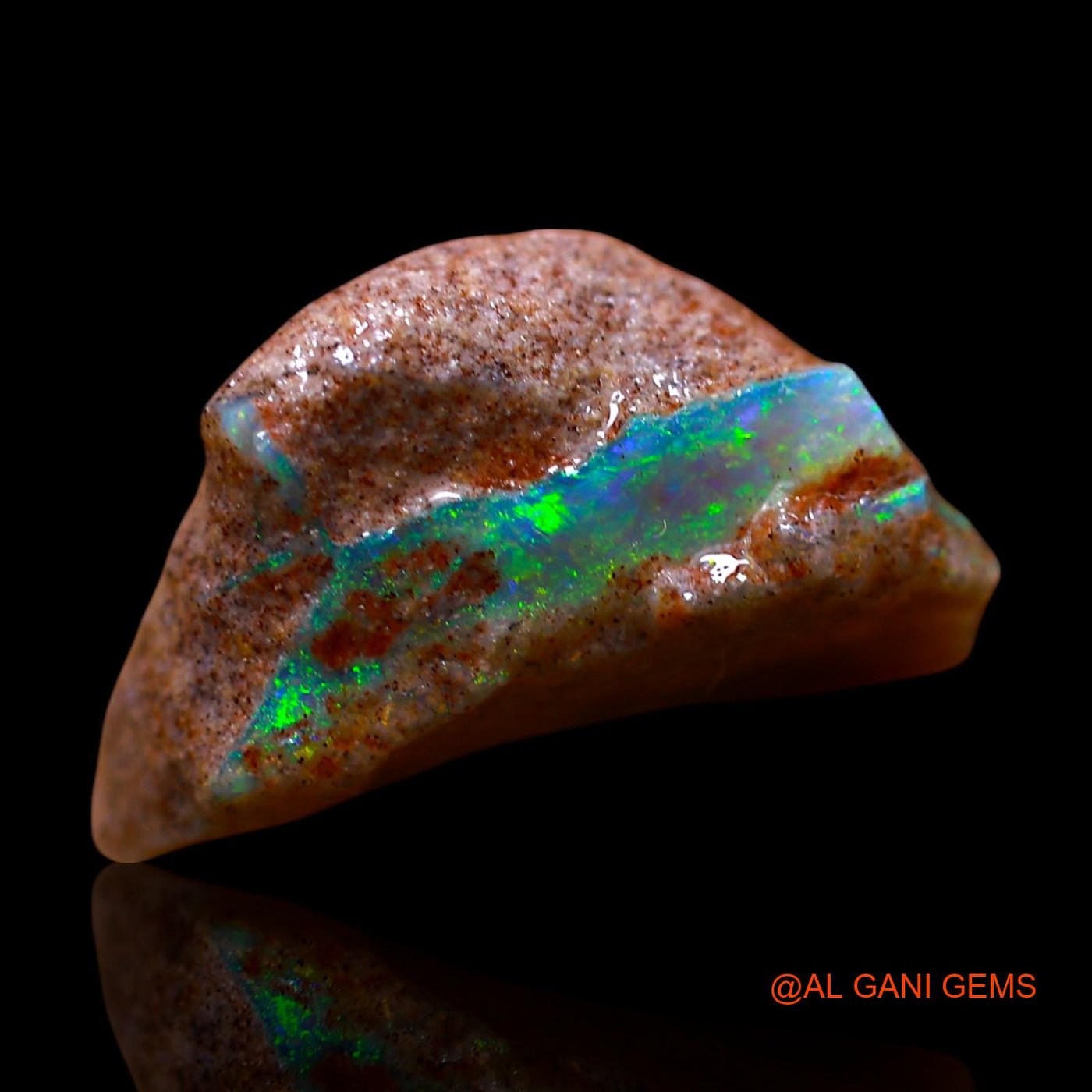 7.00 Cts Natural Australian Fire Opal Loose Gemstone Fancy Rough 16x12x7 mm RE-894